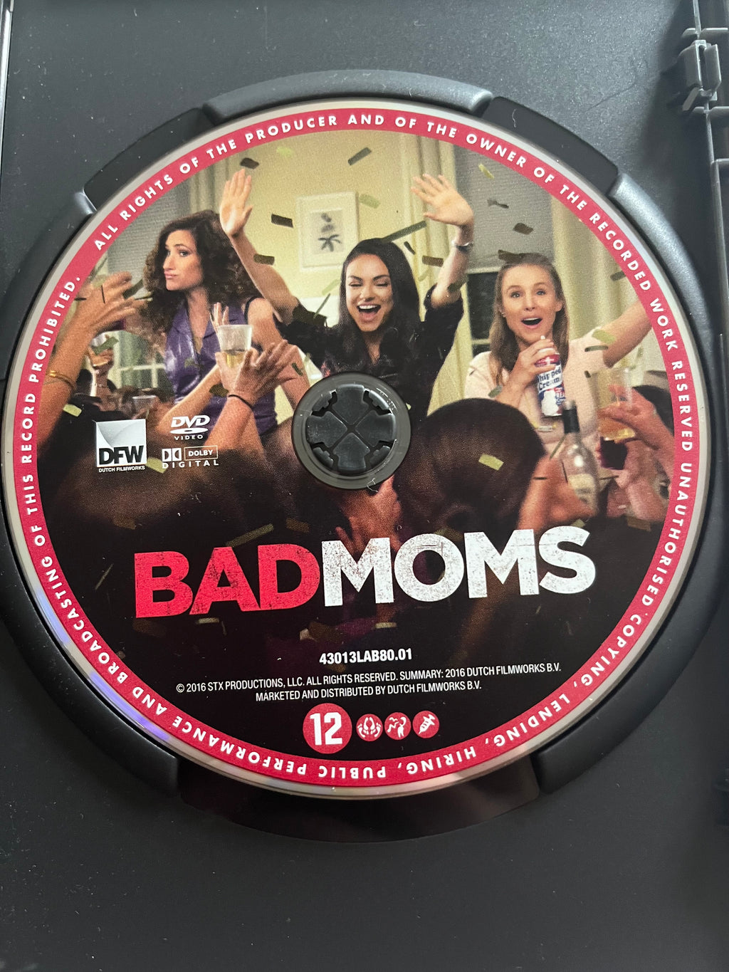 Bad Moms – DVD (2016) | Mila Kunis, Kristen Bell & Kathryn Hahn