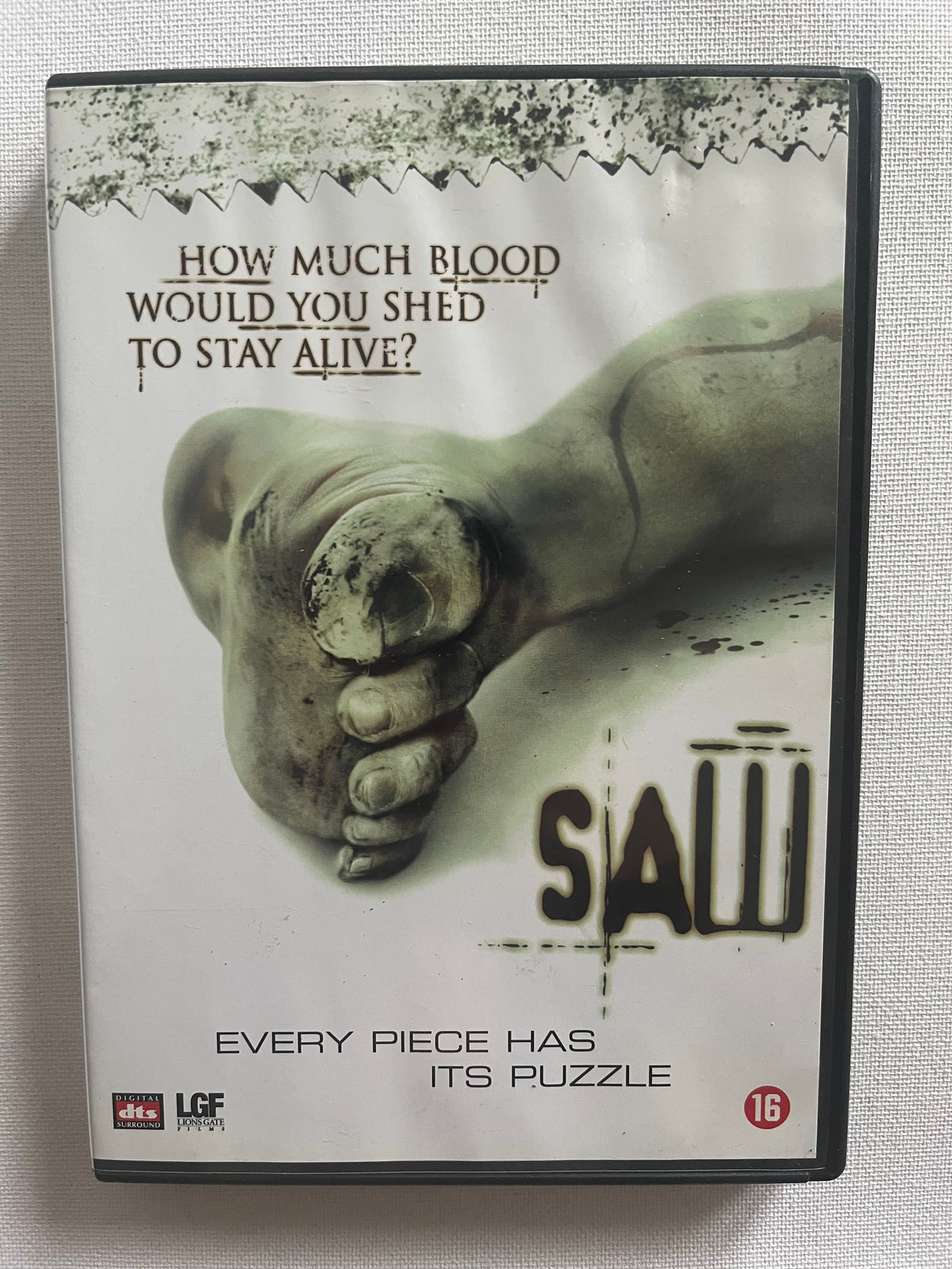 Saw – DVD (2004) | Cary Elwes & Leigh Whannell