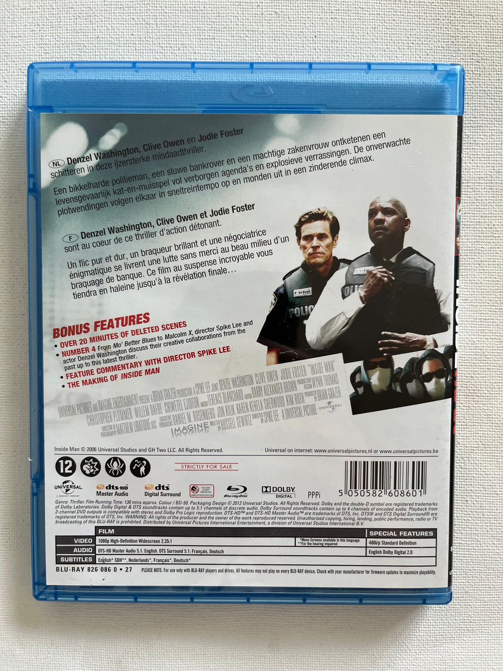 Inside Man – Blu-ray (2006) | Denzel Washington & Clive Owen