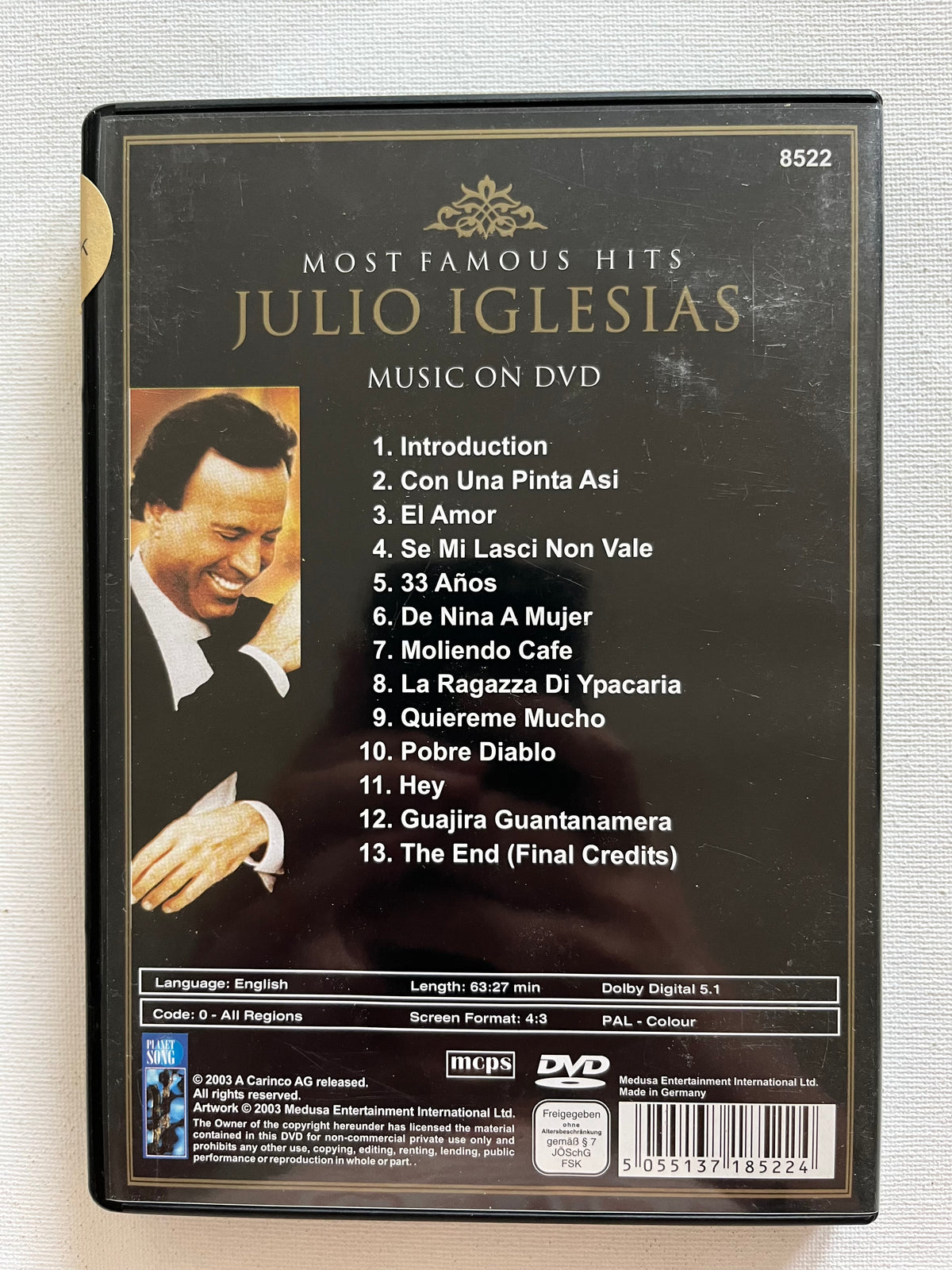 Julio Iglesias – Live in Jerusalem – DVD | Live Concert