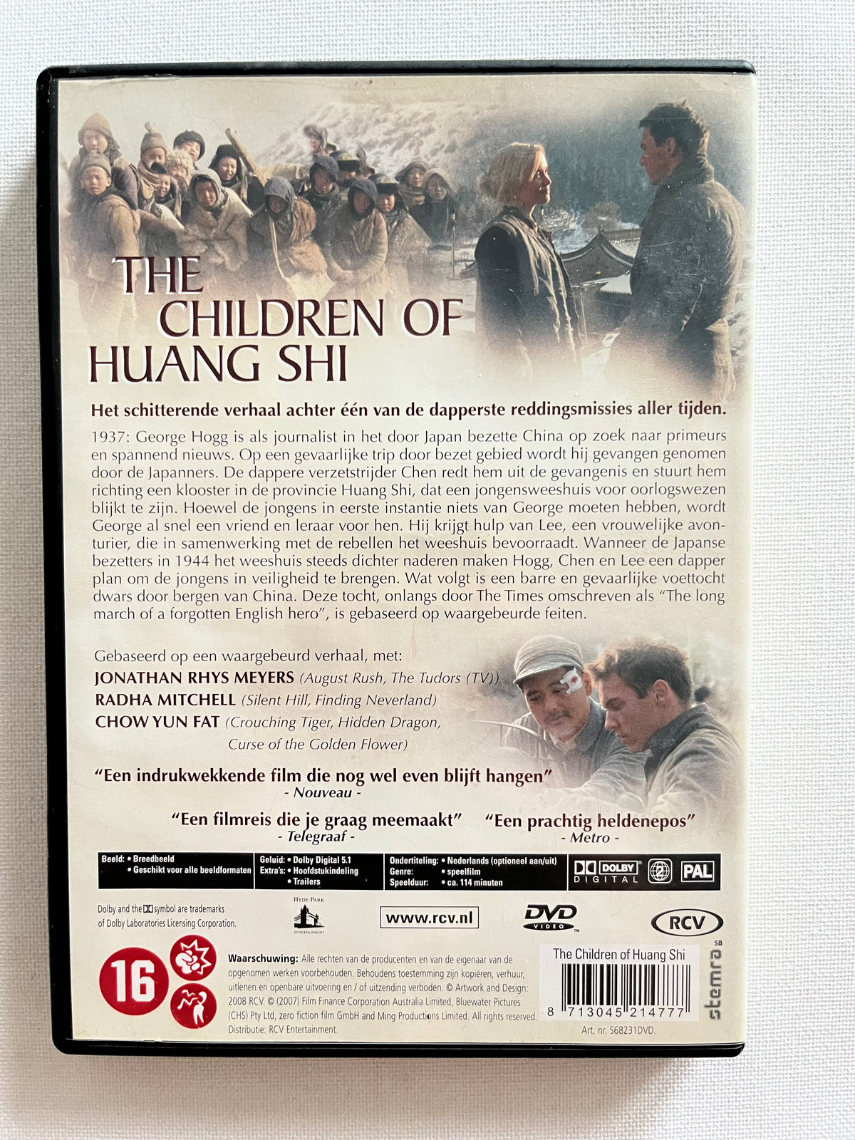 The Children of Huang Shi – DVD (2008) | Jonathan Rhys Meyers & Radha Mitchell