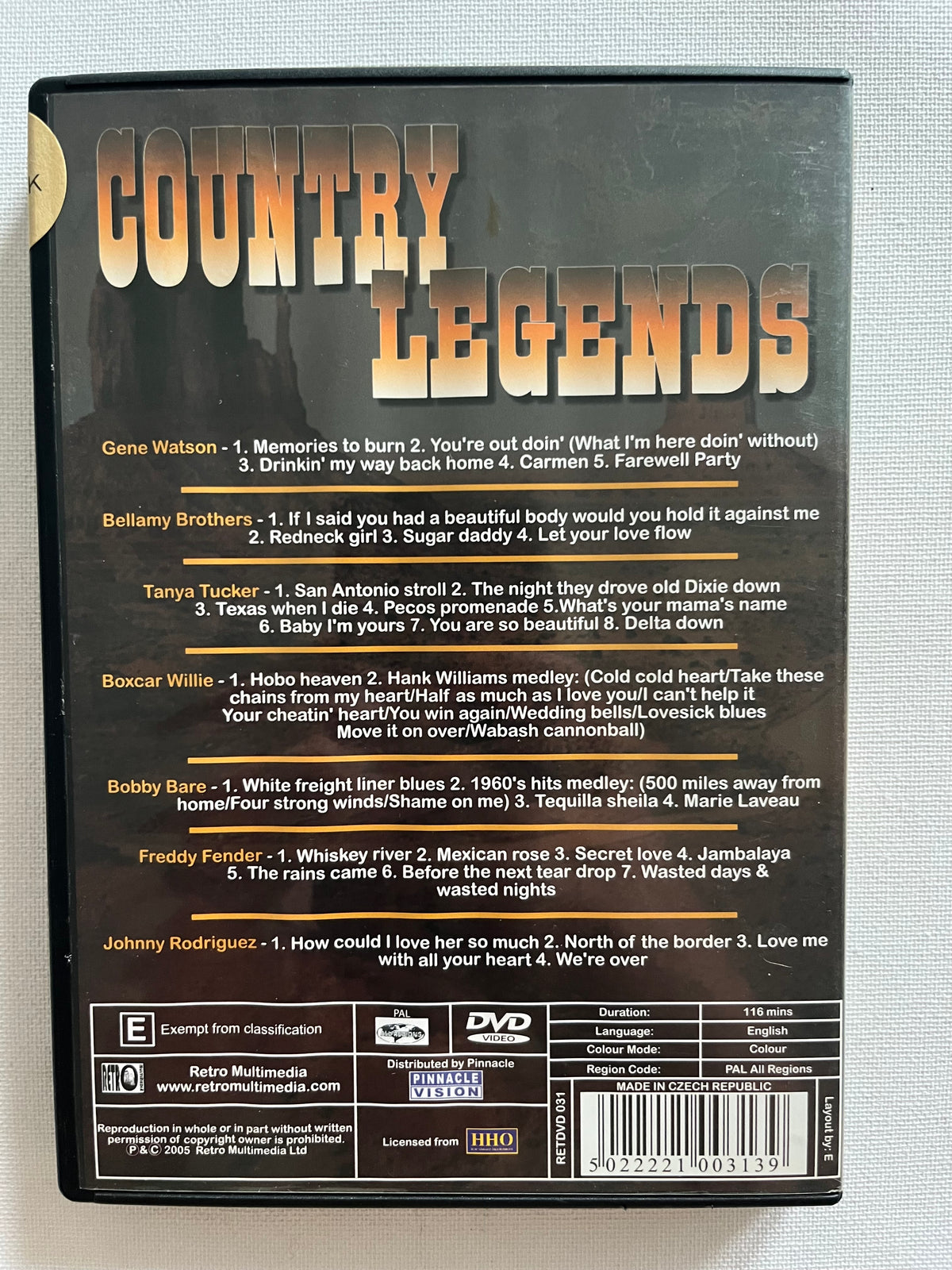 Country Legends – DVD | Classic Country Music Collection