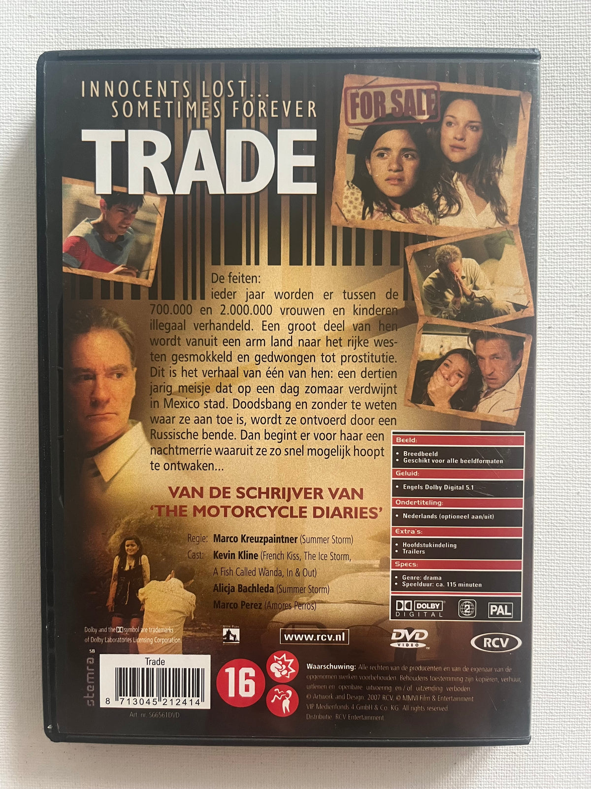 Trade – DVD (2007) | Kevin Kline & Cesar Ramos