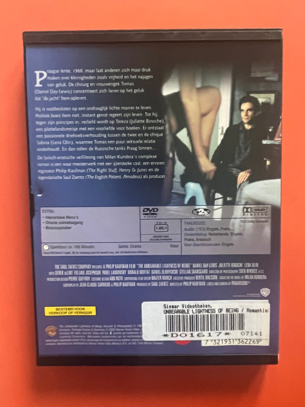 The Unbearable Lightness of Being – DVD (1988) | Daniel Day-Lewis & Juliette Binoche