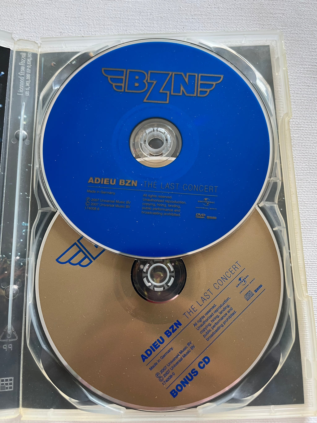 BZN – The Last Concert – DVD + CD Set (2007) | Live in Rotterdam