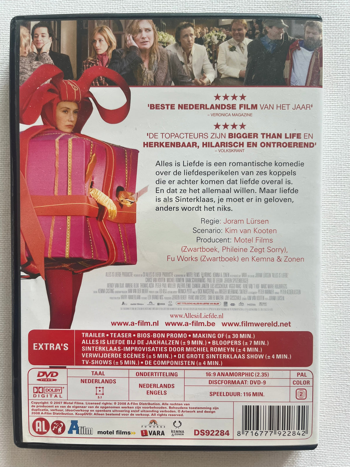 Alles is Liefde – DVD (2007) | Carice van Houten, Thomas Acda & Paul de Leeuw