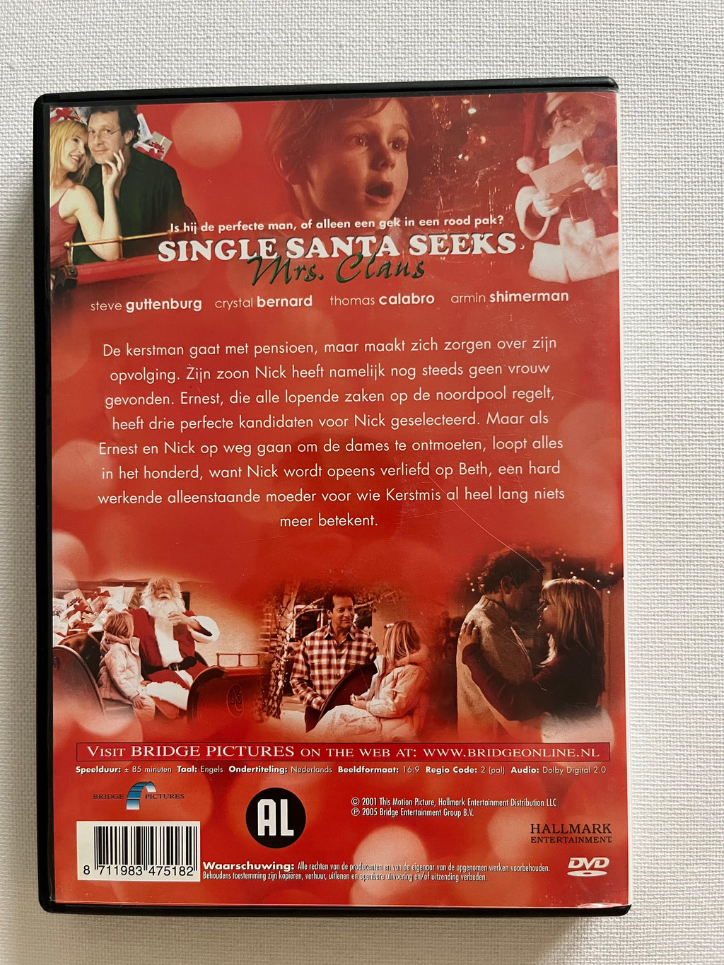 Single Santa Seeks Mrs. Claus – DVD (2004) | Steve Guttenberg & Crystal Bernard