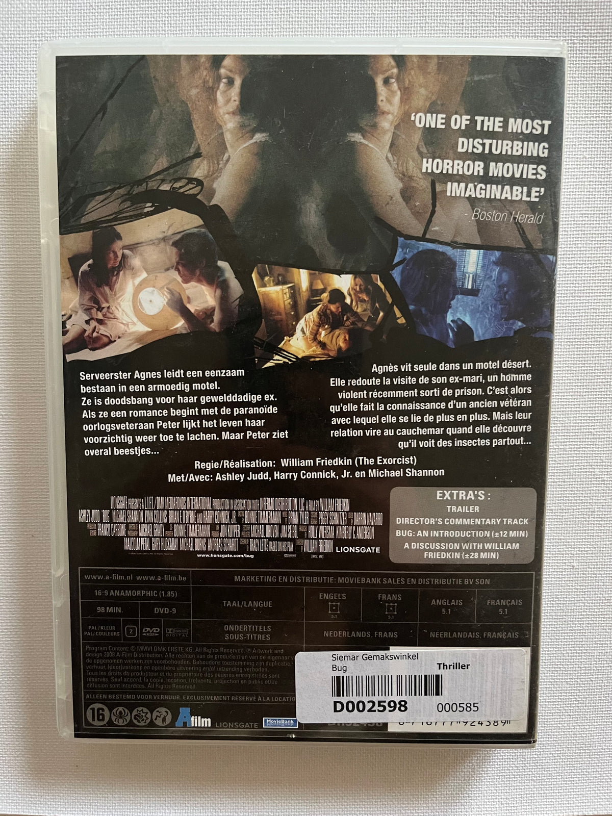 Bug – DVD (2006) | Ashley Judd & Michael Shannon