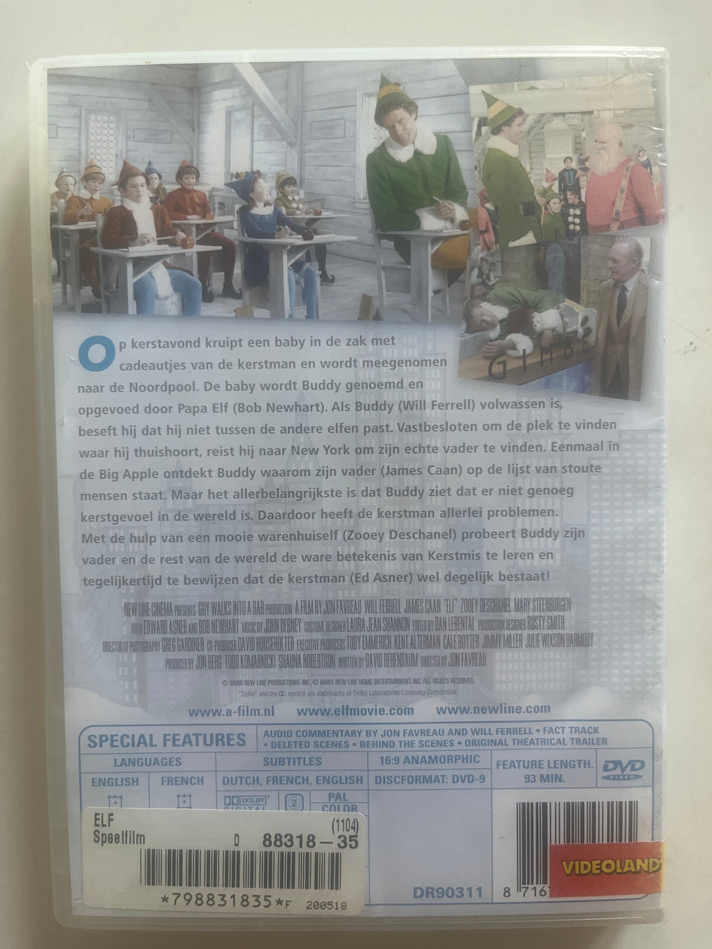 Elf – DVD (2003) | Will Ferrell & Zooey Deschanel