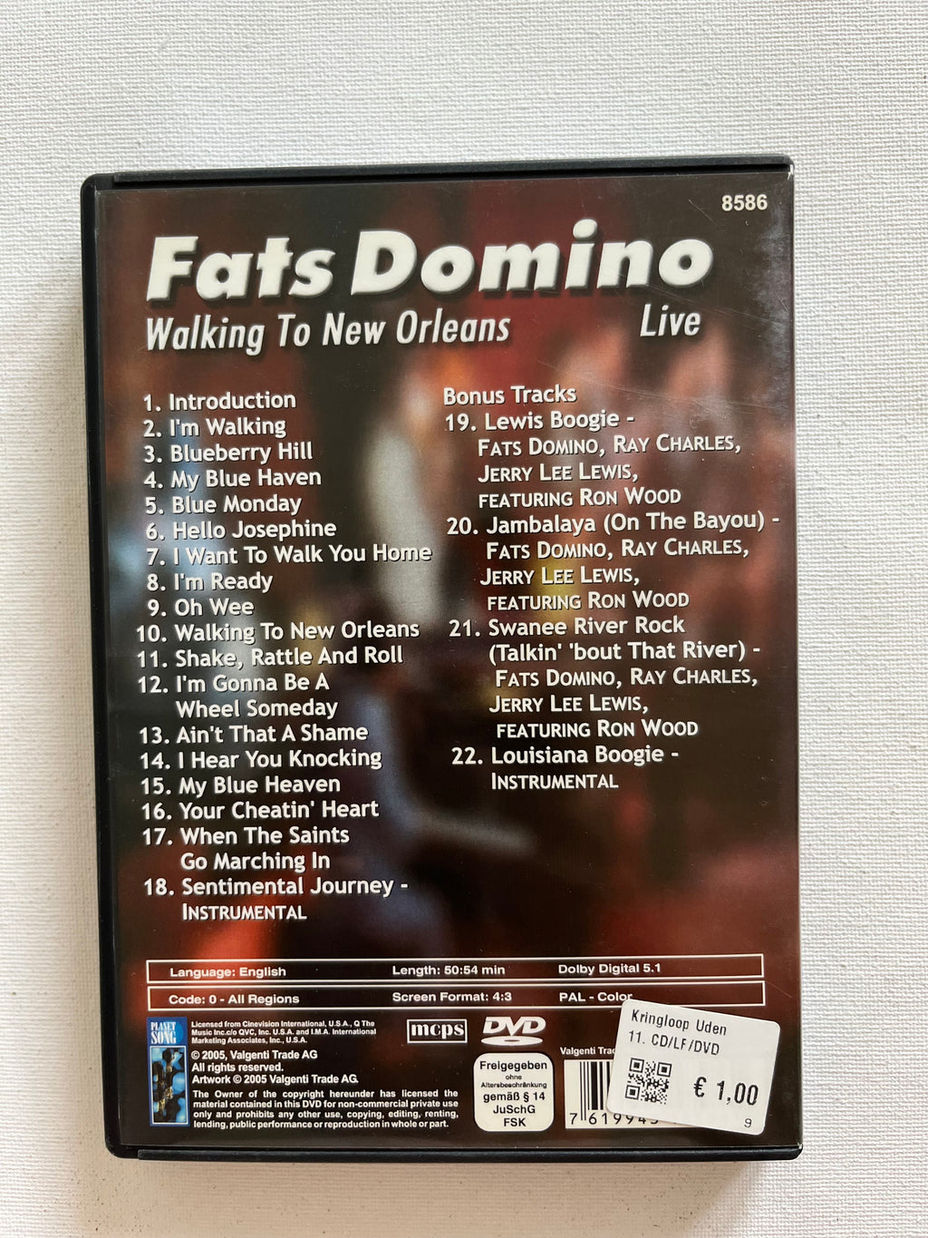 Fats Domino – Walking to New Orleans – DVD | Classic Rock & Roll