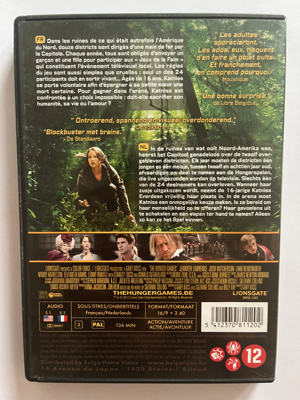 The Hunger Games – DVD (2012) | Jennifer Lawrence & Josh Hutcherson