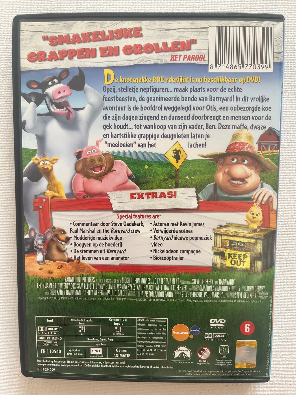 Barnyard – DVD (2006) | Kevin James & Courteney Cox