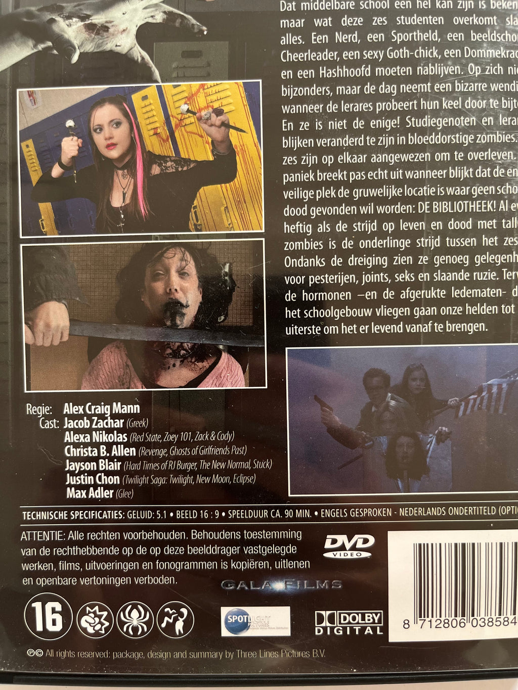 Detention of the Dead – DVD (2012) | Jacob Zachar & Alexa Nikolas