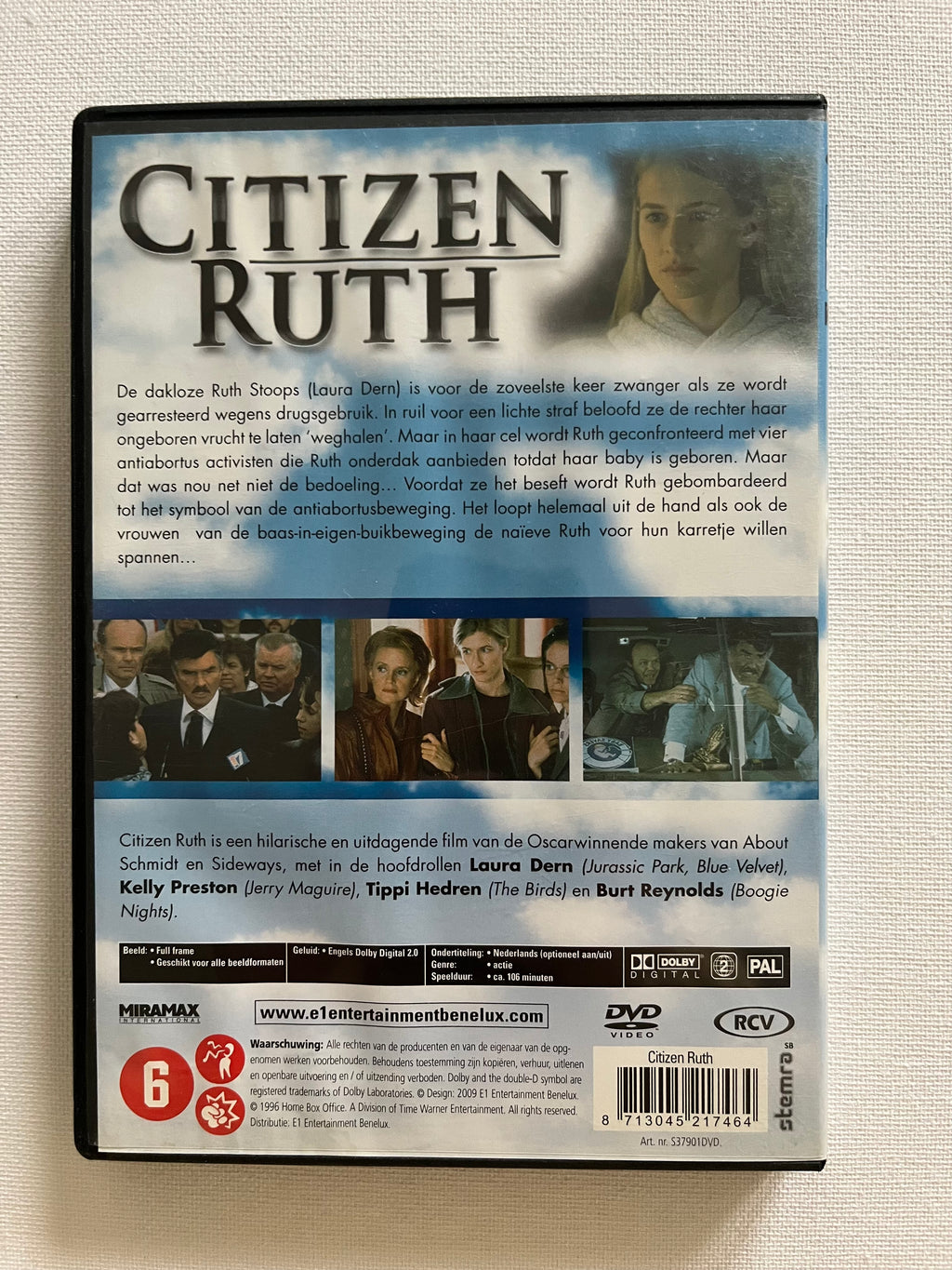 Citizen Ruth – DVD (1996) | Laura Dern & Woody Harrelson