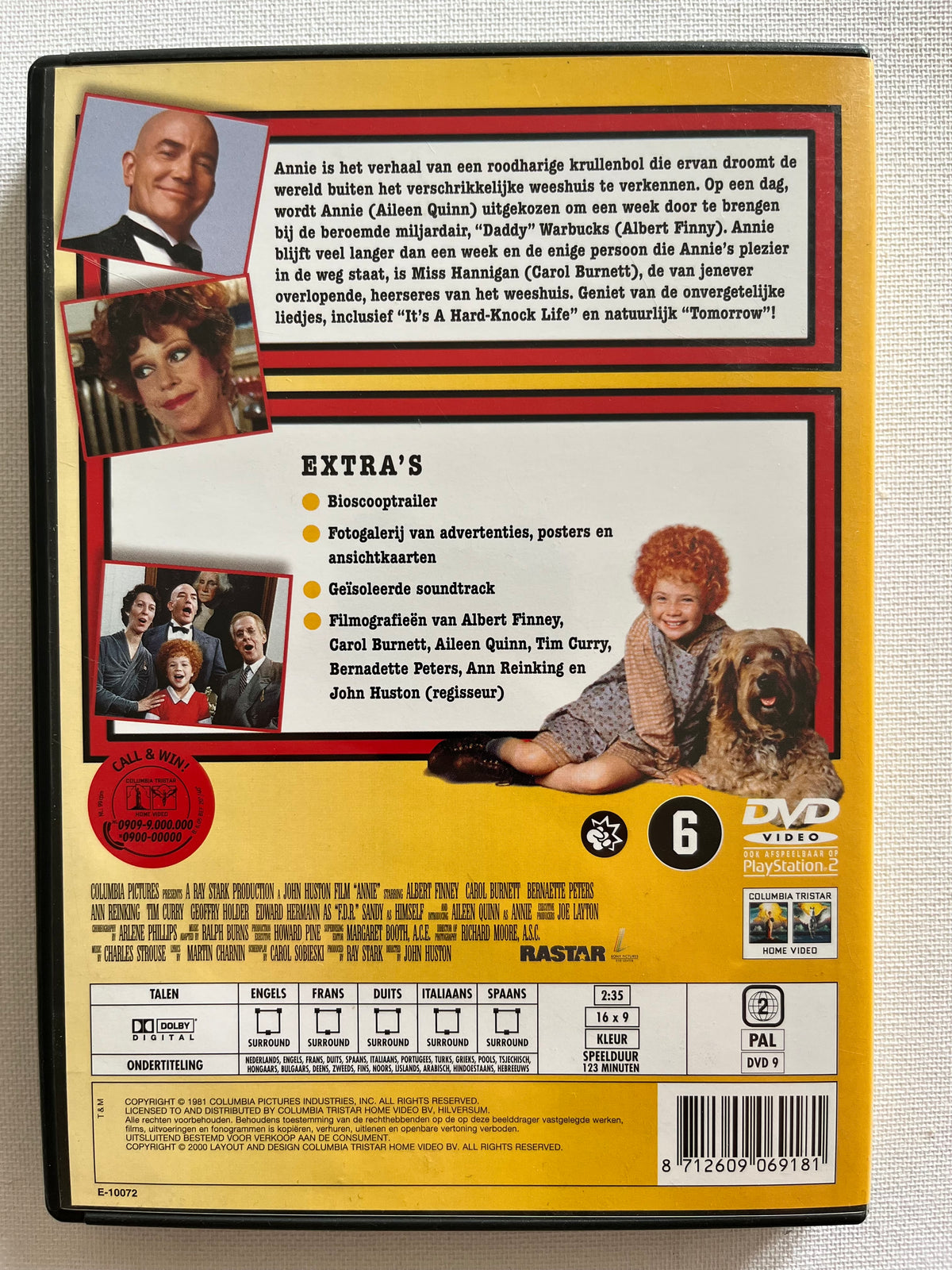 Annie – DVD (1982) | Aileen Quinn & Albert Finney – Family Musical