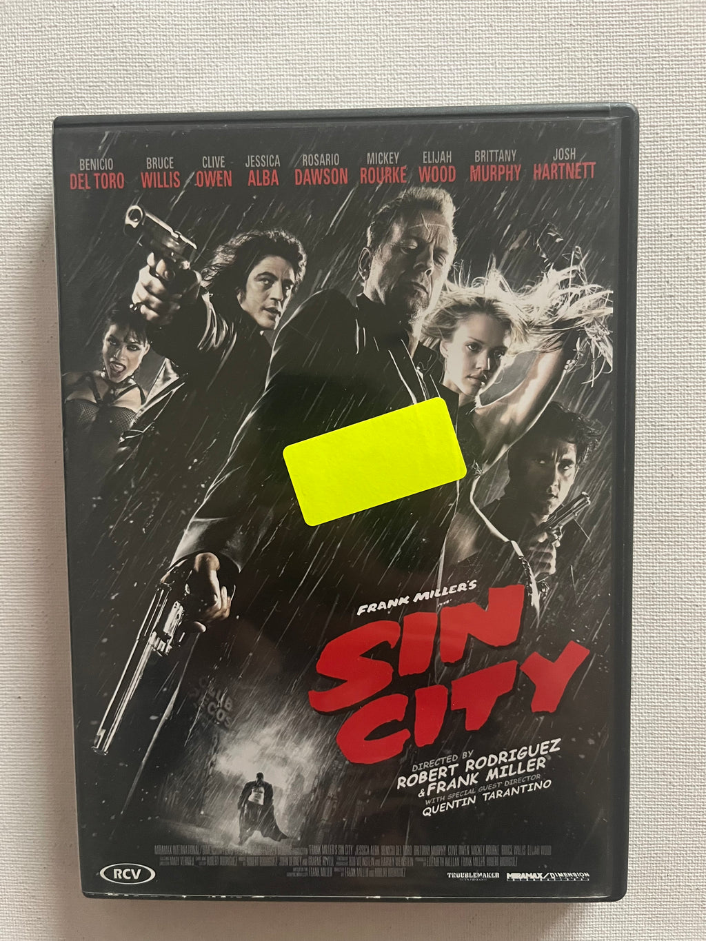 Sin City – DVD (2005) | Bruce Willis, Mickey Rourke & Jessica Alba