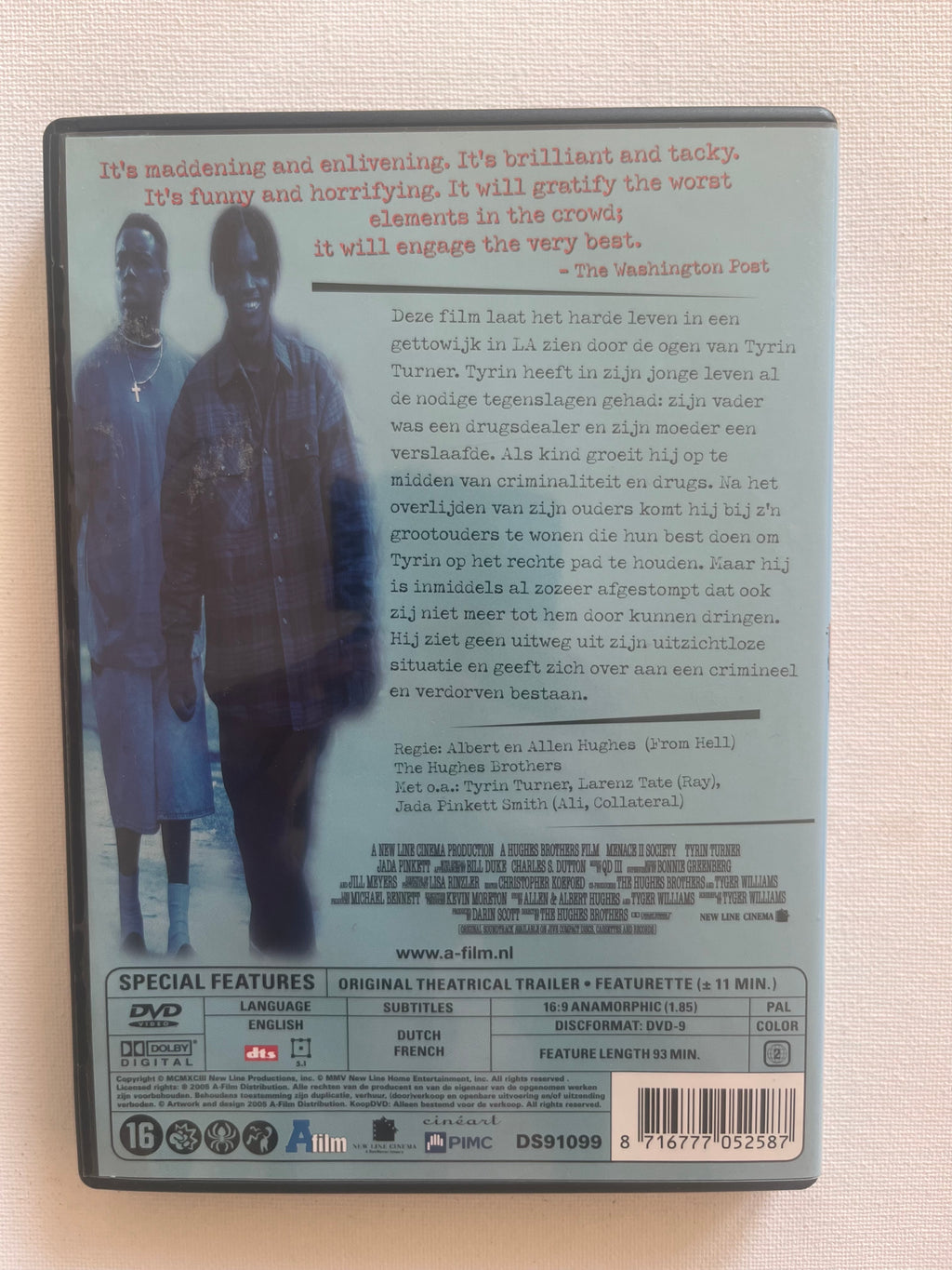 Menace II Society – DVD (1993) | Tyrin Turner & Larenz Tate