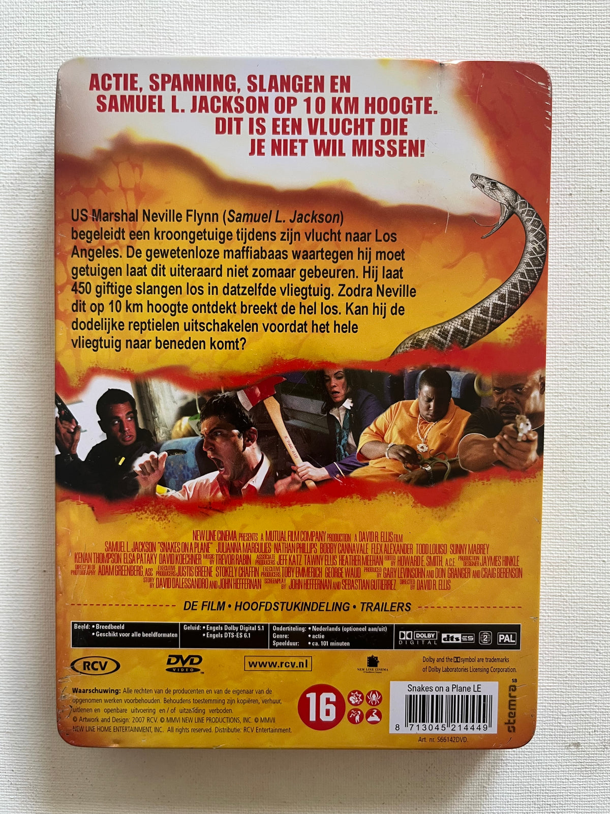 Snakes on a Plane – Limited Edition Metal Case DVD (2006) | Samuel L. Jackson