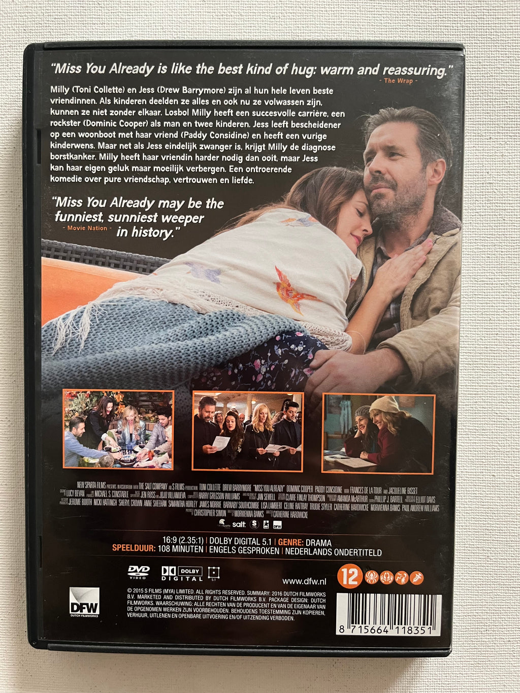 Miss You Already – DVD (2015) | Drew Barrymore & Toni Collette