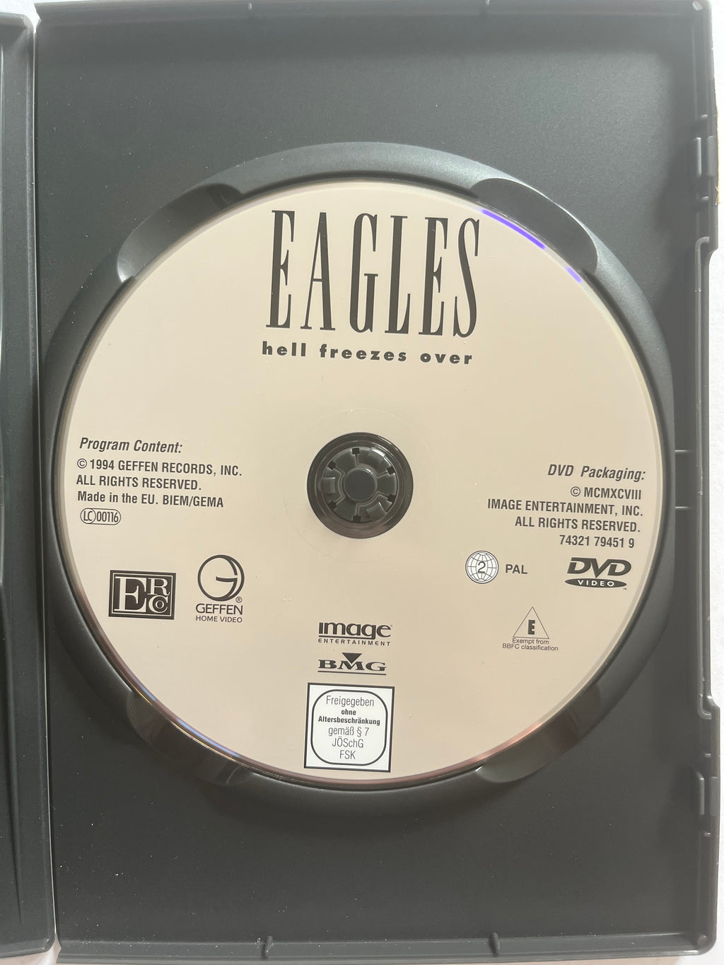 Eagles: Hell Freezes Over – DVD (1994) | Live Concert
