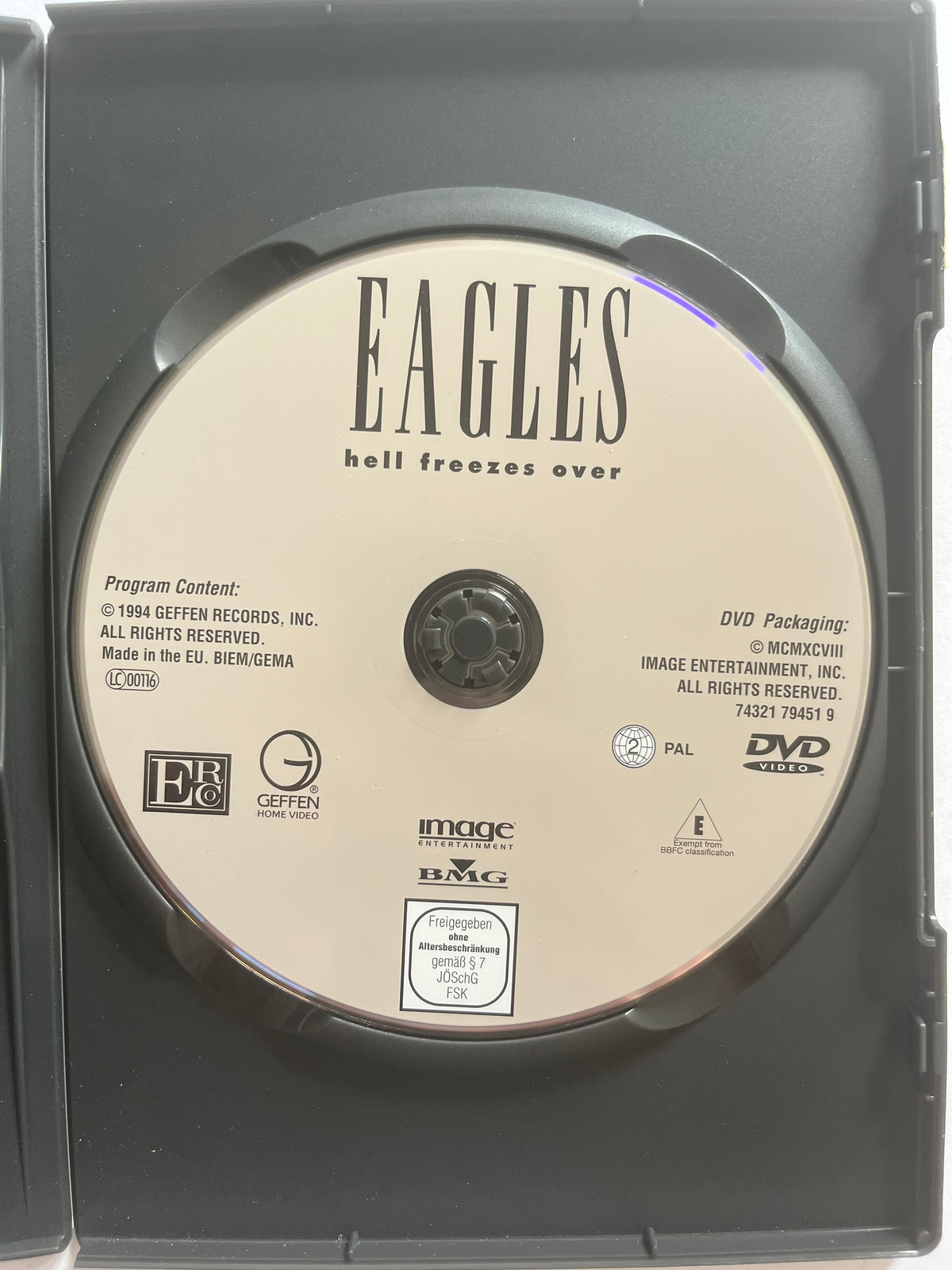 Eagles: Hell Freezes Over – DVD (1994) | Live Concert