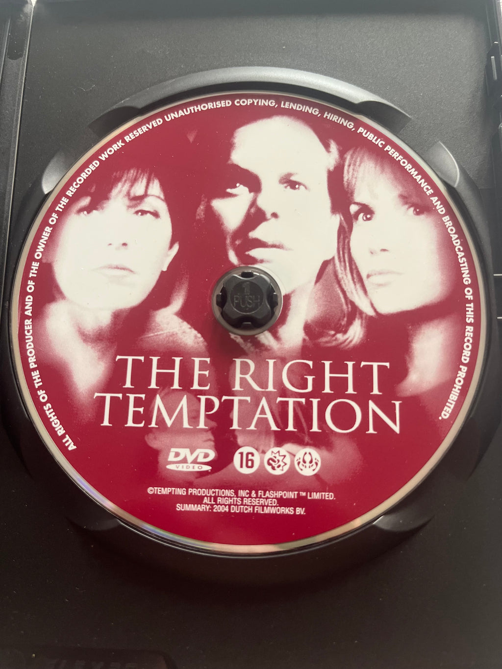 The Right Temptation – DVD (2000) | Kiefer Sutherland & Rebecca De Mornay