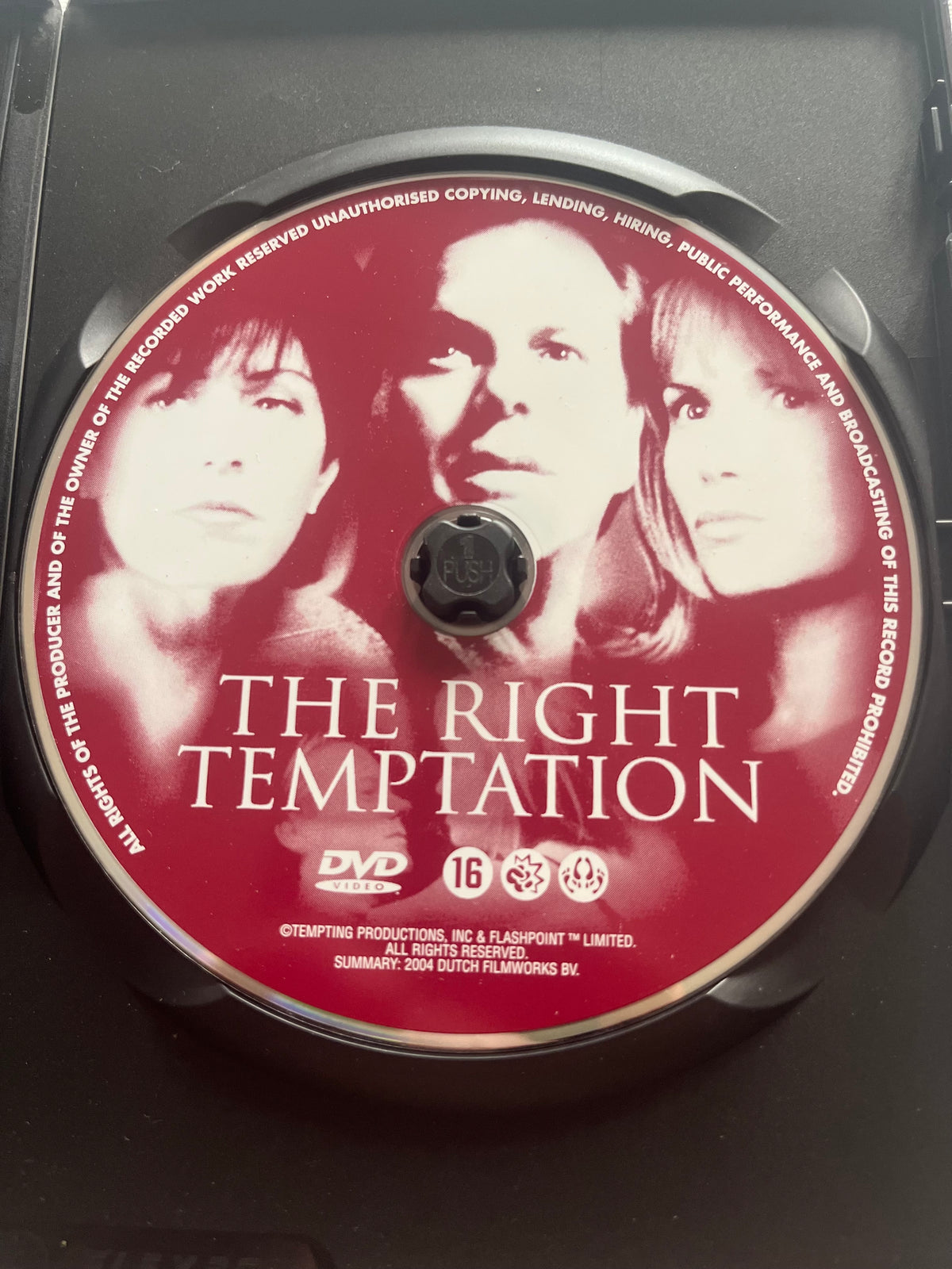 The Right Temptation – DVD (2000) | Kiefer Sutherland & Rebecca De Mornay