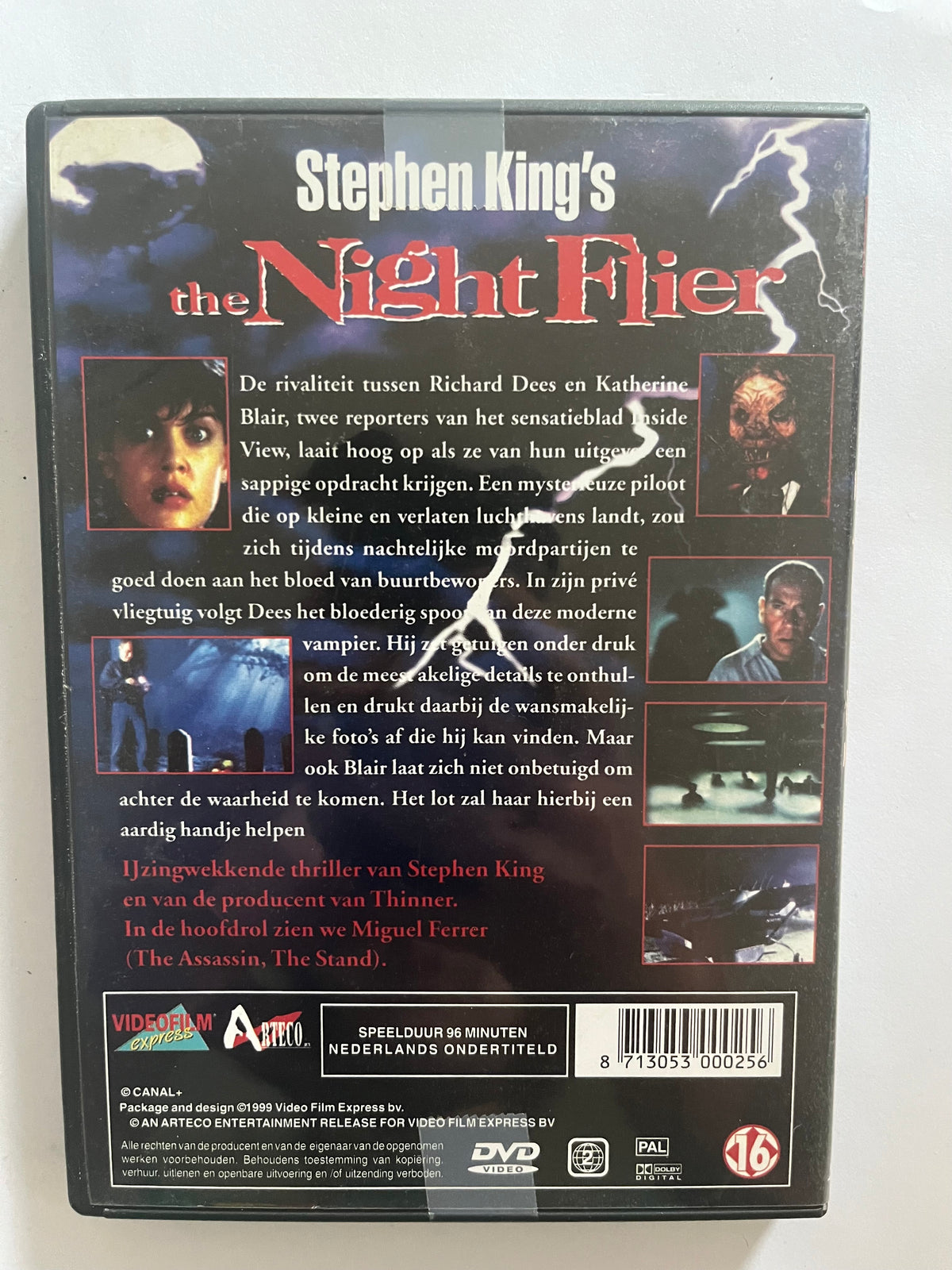The Night Flier – DVD (1997) | Miguel Ferrer | Stephen King