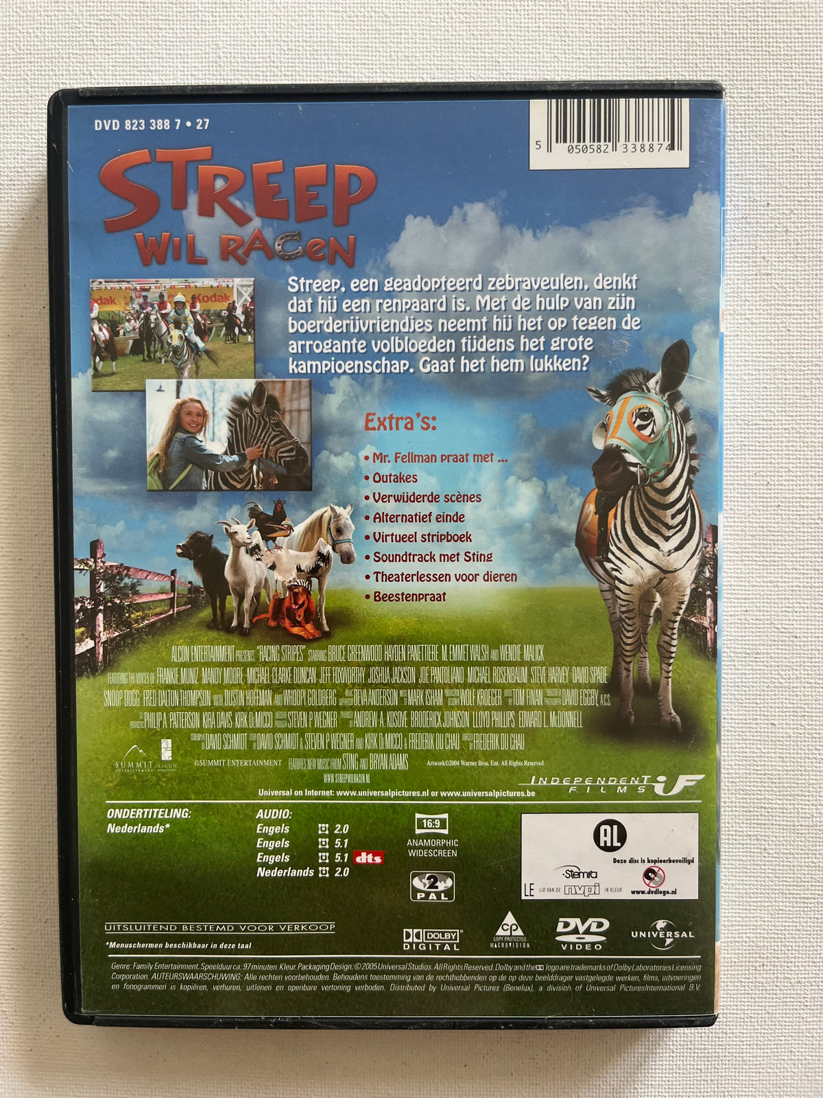 Racing Stripes – DVD (2005) | Hayden Panettiere & Bruce Greenwood