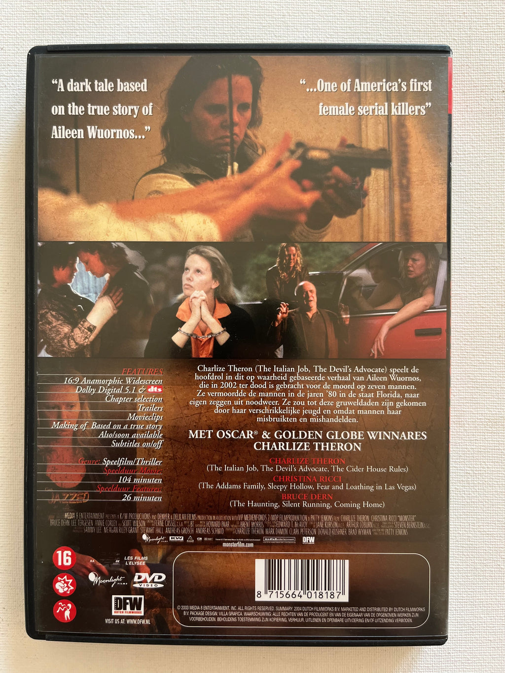 Monster – DVD (2003) | Charlize Theron & Christina Ricci