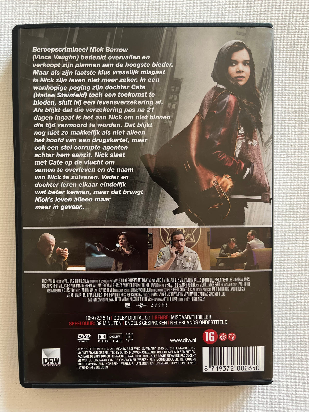 Term Life – DVD (2016) | Vince Vaughn & Hailee Steinfeld