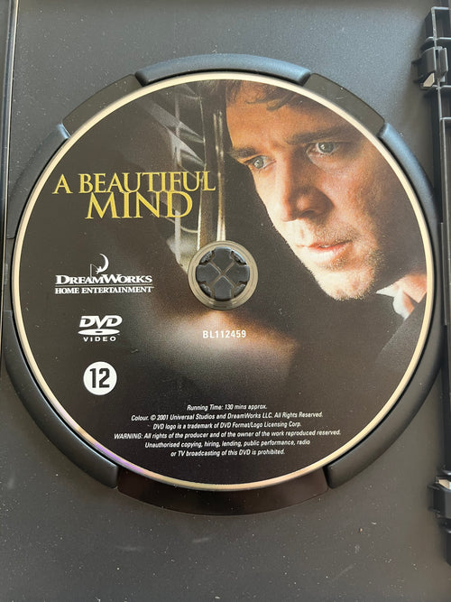 A Beautiful Mind – DVD (2001) | Russell Crowe & Jennifer Connelly