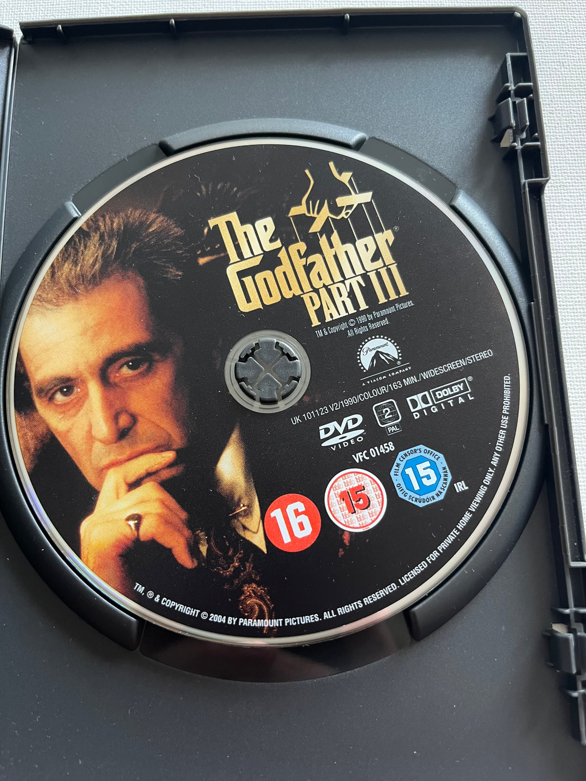 The Godfather Part III – DVD (1990) | Al Pacino & Andy Garcia