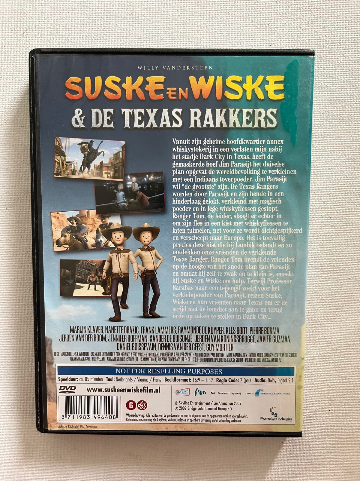 Suske en Wiske: De Texas Rakkers – DVD (2009) | Nederlandse Animatiefilm