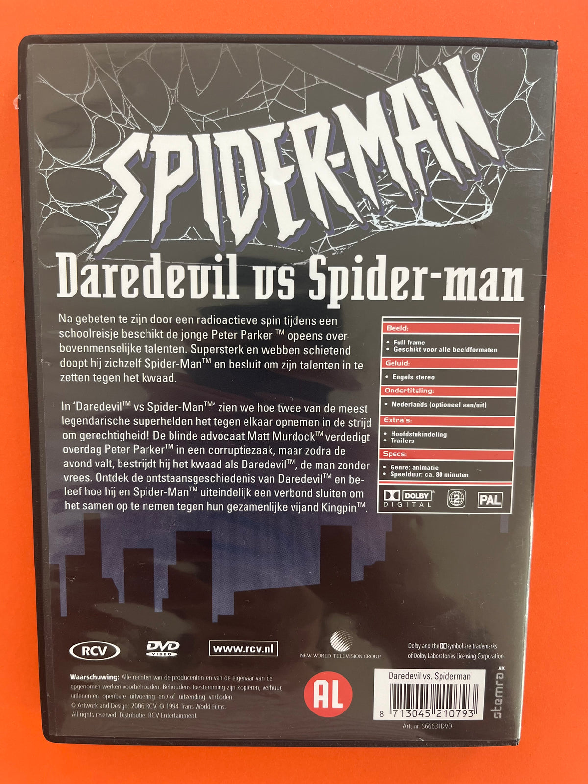 Daredevil vs. Spider-Man – DVD (2003) | Marvel Animated Adventures