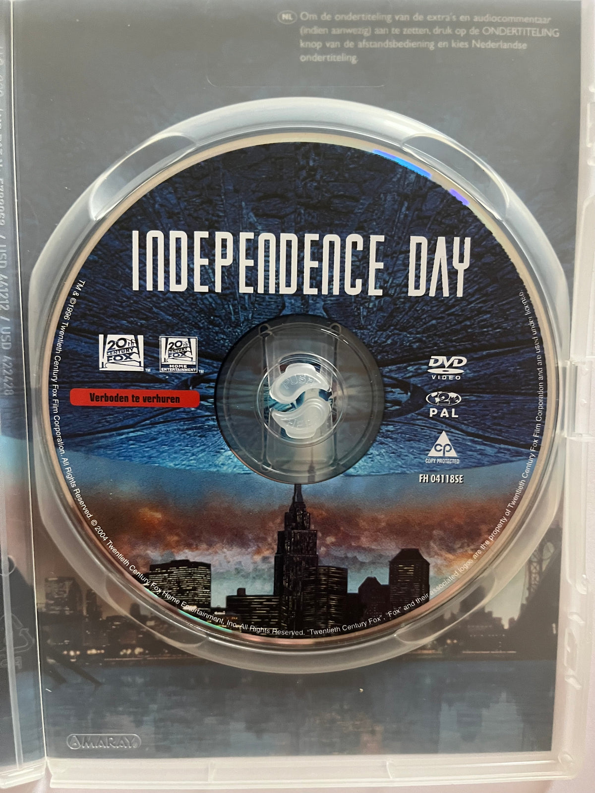 Independence Day – DVD (1996) | Will Smith & Jeff Goldblum