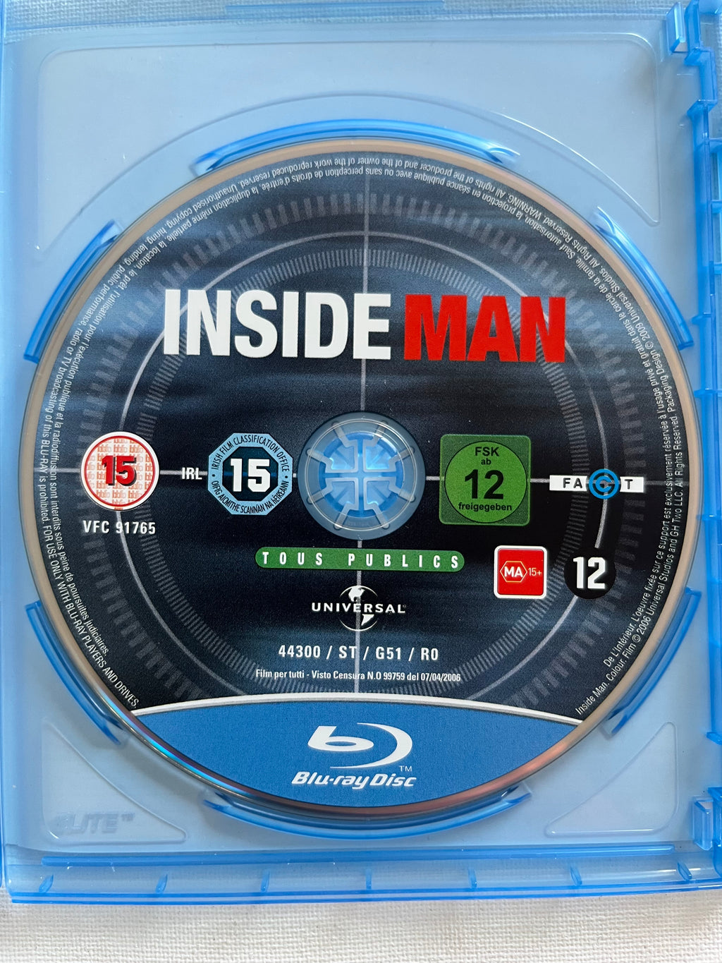Inside Man – Blu-ray (2006) | Denzel Washington & Clive Owen