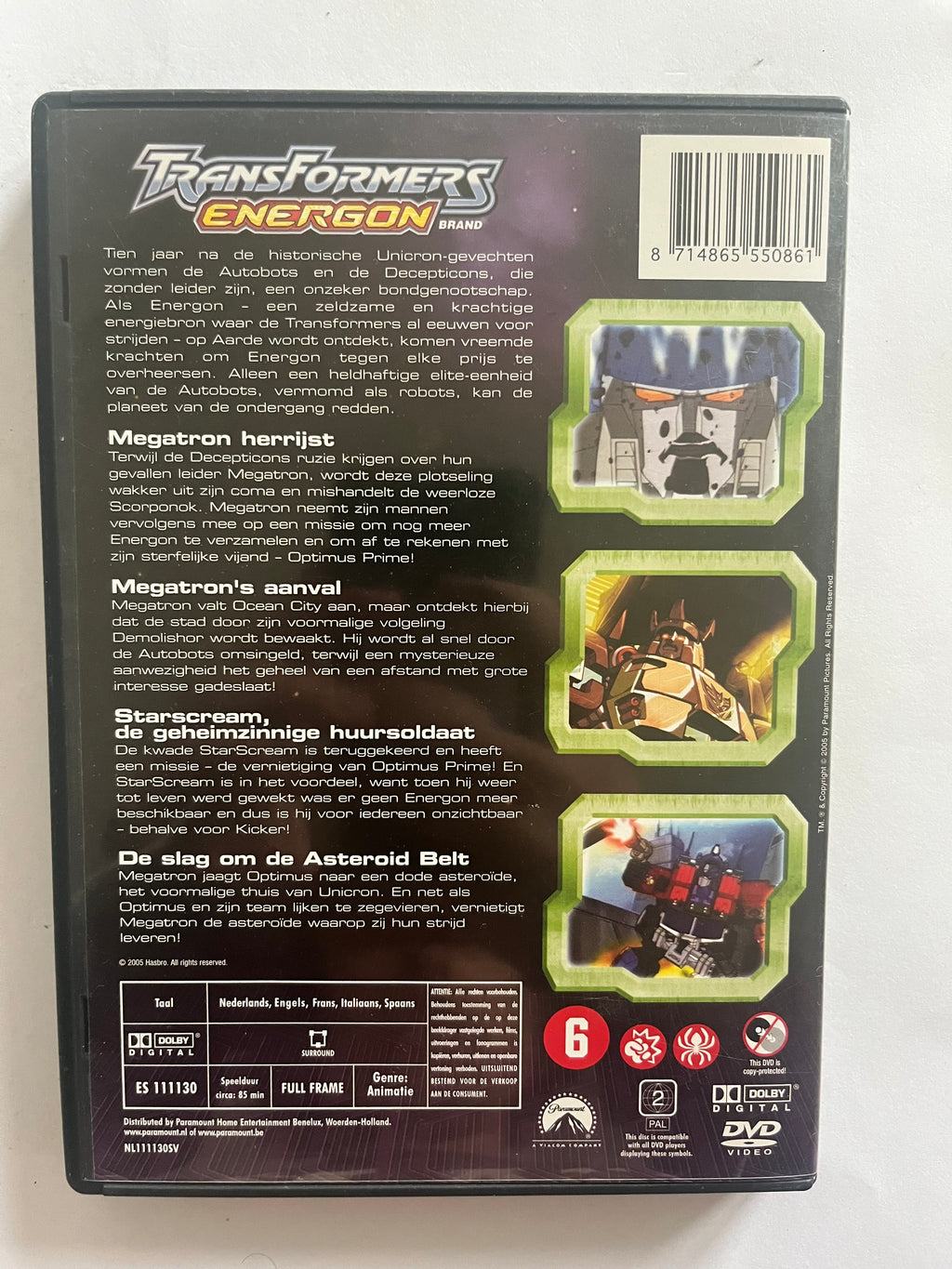Transformers Energon: The Return of Megatron – DVD (2004) | Animated Series