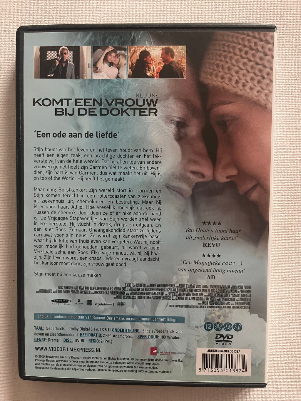 Komt een Vrouw bij de Dokter – DVD (2009) | Carice van Houten & Barry Atsma