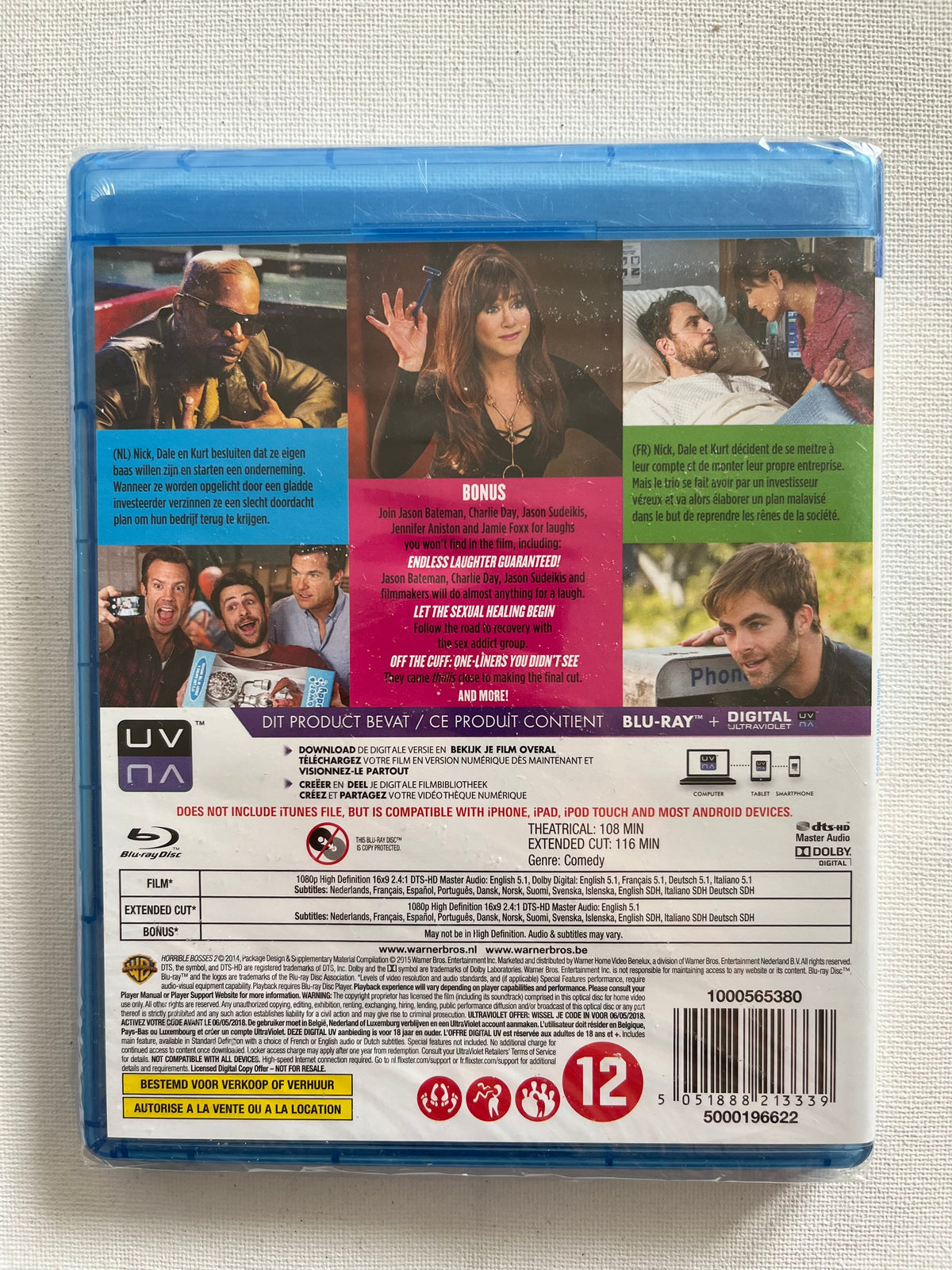 Horrible Bosses 2 – Extended Edition Blu-ray (2014) | Jason Bateman & Jason Sudeikis – New & Sealed