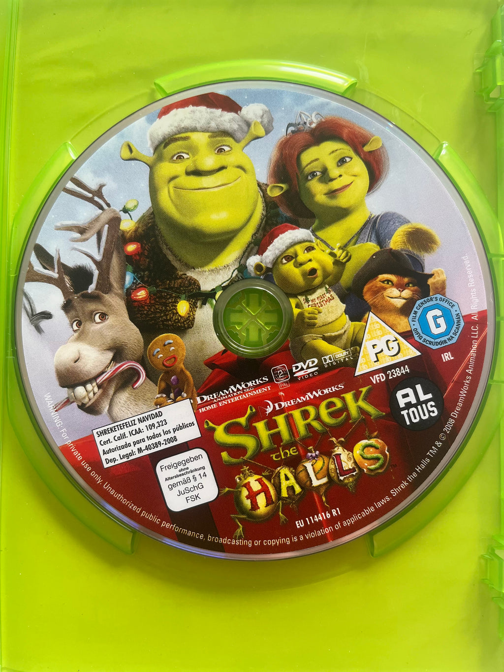 DreamWorks Shrek the Halls – DVD (2007) | Christmas Special