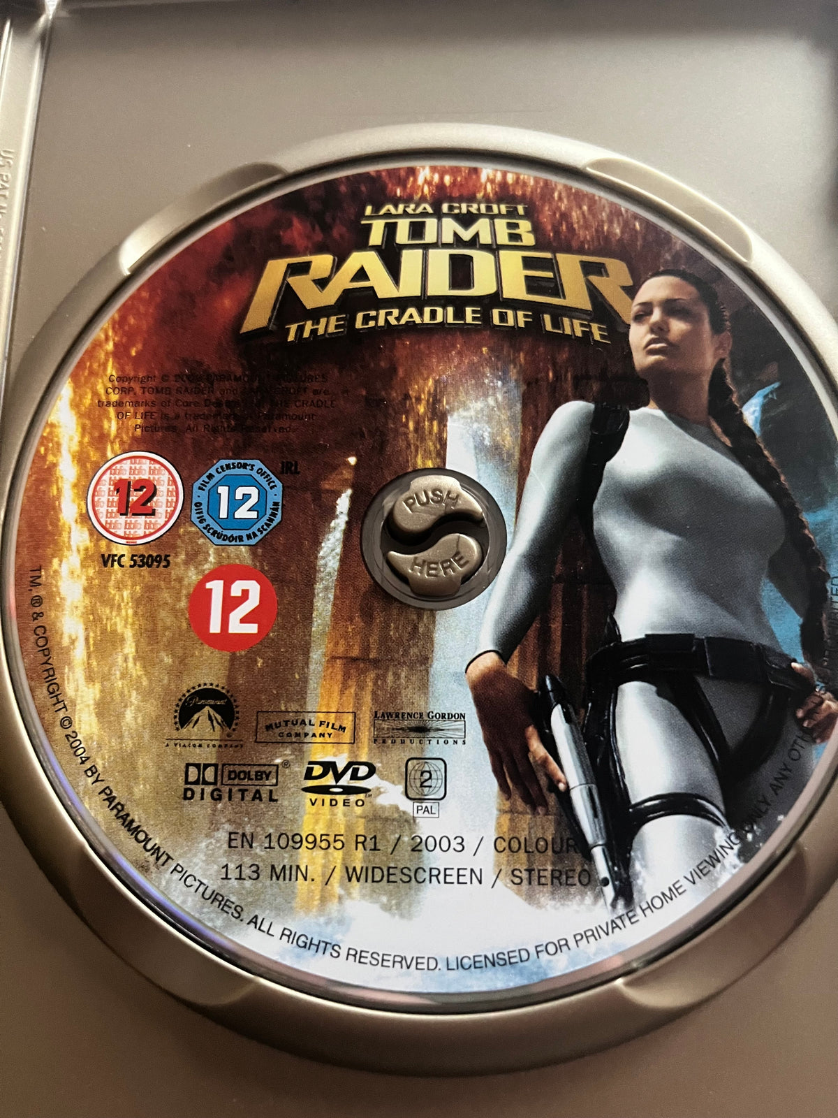Lara Croft: Tomb Raider – DVD (2001) | Angelina Jolie & Jon Voight