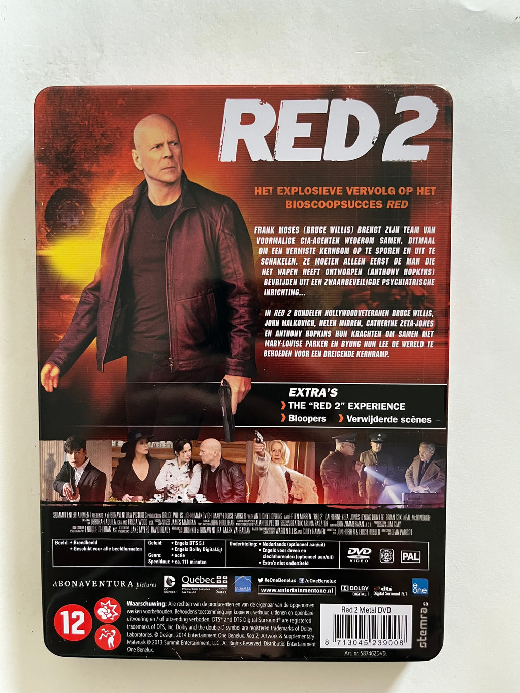 RED 2 – Metal Case DVD (2013) | Bruce Willis, John Malkovich & Helen Mirren