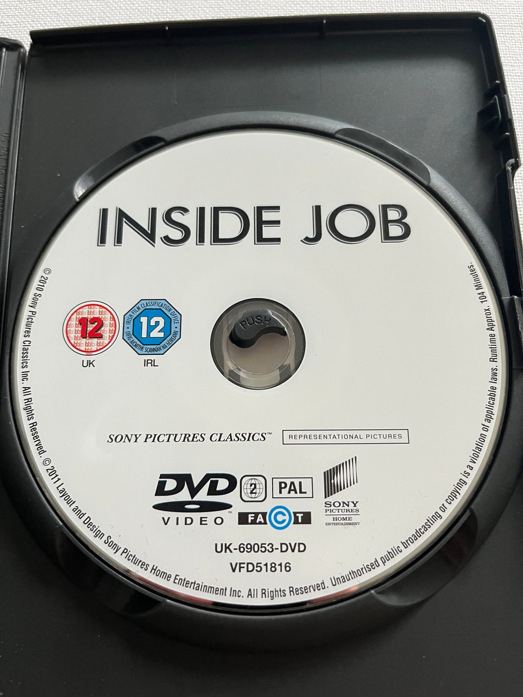 Inside Job – DVD (2010) | Matt Damon – Academy Award Winner