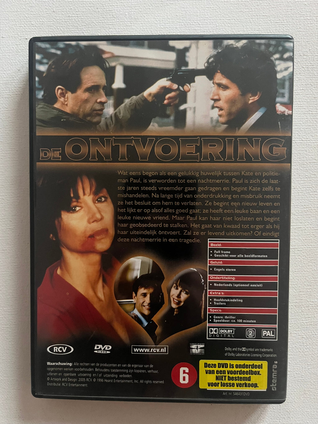The Abduction – DVD (1996) | Victoria Principal & Robert Hays