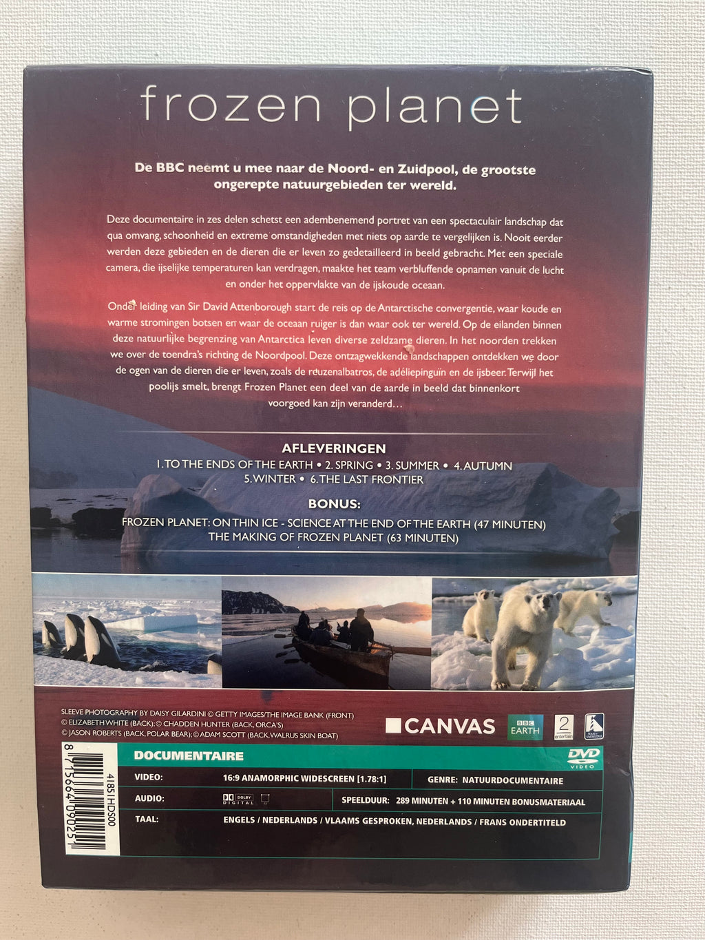 BBC Frozen Planet – Complete Series DVD (2011) | David Attenborough