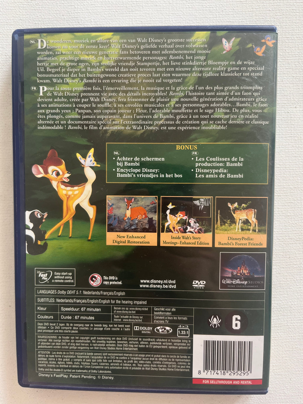 Disney Bambi – DVD (1942) | Classic Animated Film