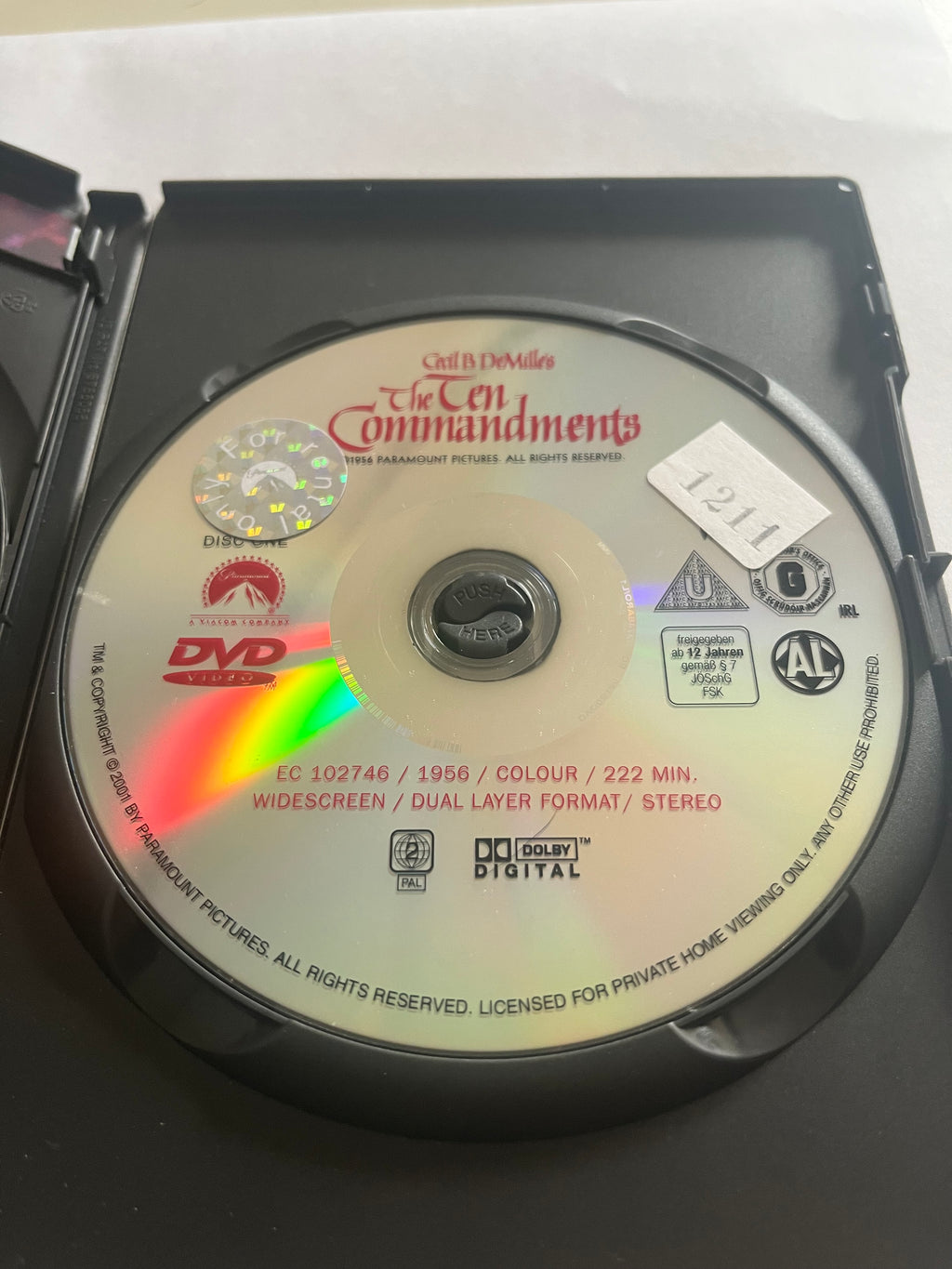 The Ten Commandments – 2-Disc DVD (1956) | Charlton Heston