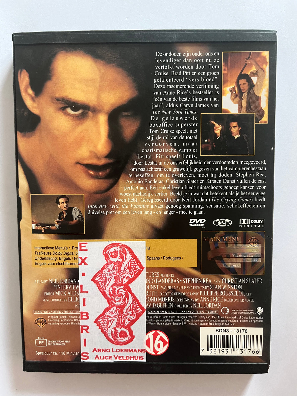 Interview with the Vampire – DVD (1994) | Tom Cruise & Brad Pitt