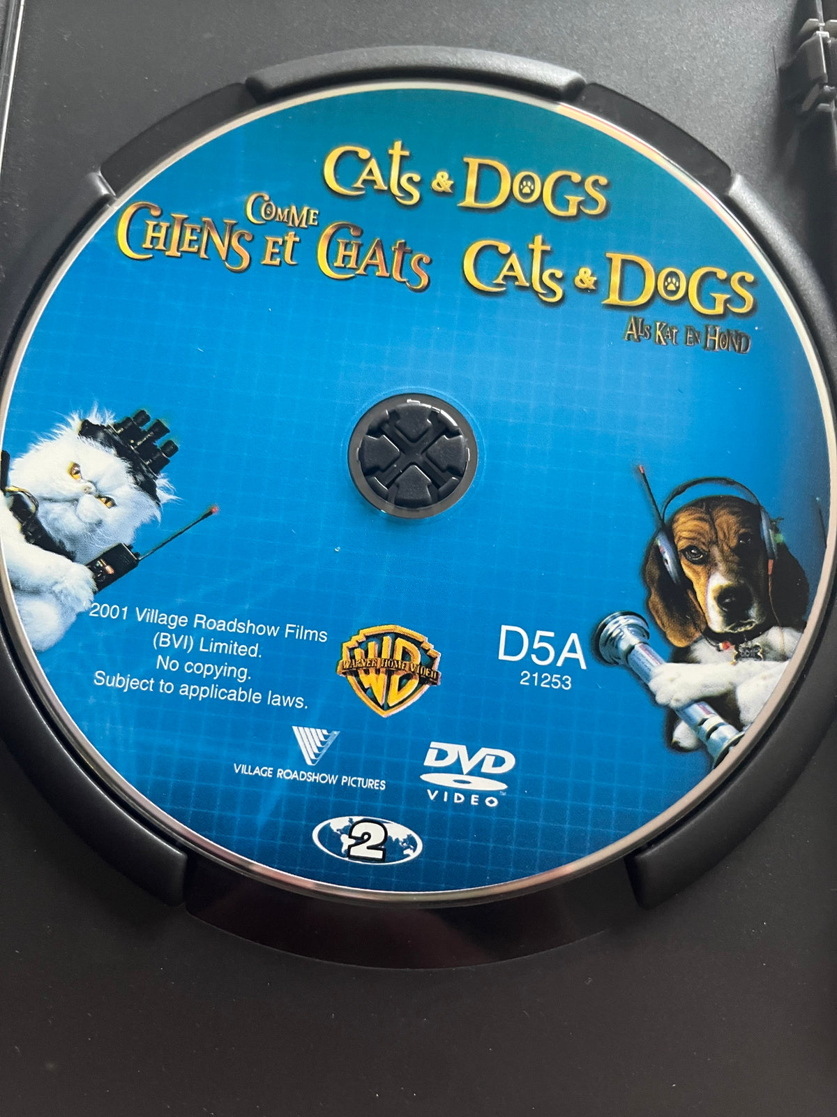 Cats & Dogs – DVD (2001) | Jeff Goldblum & Elizabeth Perkins